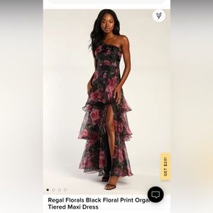 Lulu’s One Shoulder Ruffle Dress